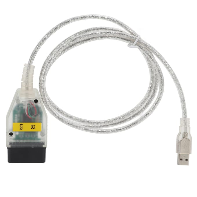Auto MINI VCI OBD2 Diagnostische Kabel J1962 22-pins Connector SMD Chip voor TIS OEM Software gray