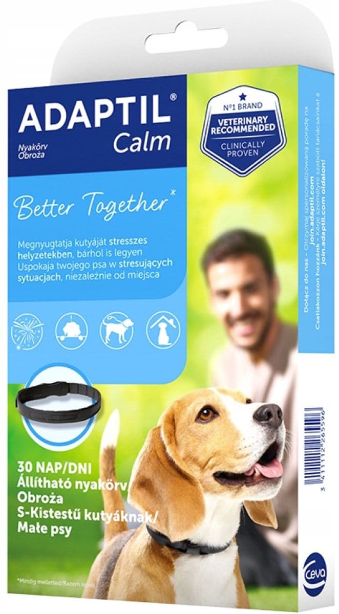Ceva Adaptil - Kalmerende Halsband - S/M - Feromonen - Anti-stress