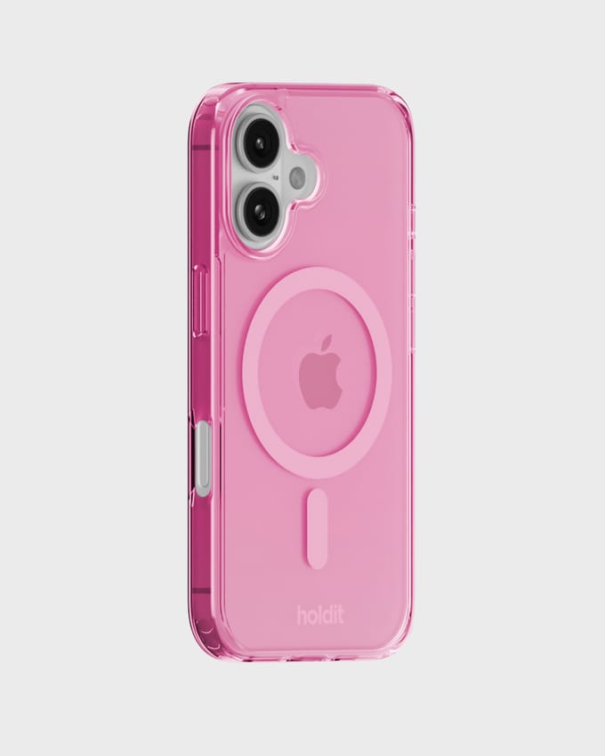 Phone Case Transparent Magsafe Compatible Pink iPhone 16
