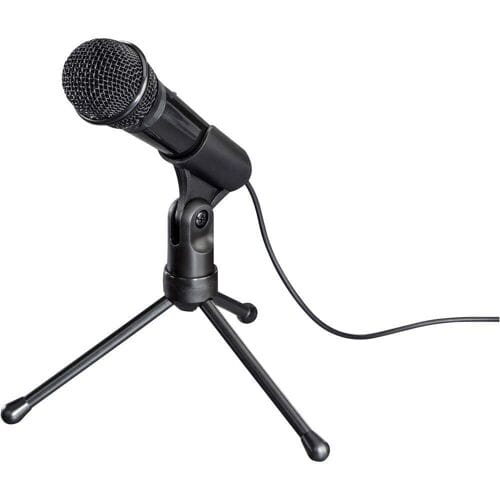 Statief PC-microfoon Hama Zendmethode:Kabelgebonden Incl. standaard