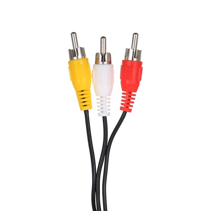 Câble Audio-vidéo RCA 3.5mm, Jack 3.5mm vers 3 RCA mâles, cordon AV, convertisseur DV MP4 1.2M