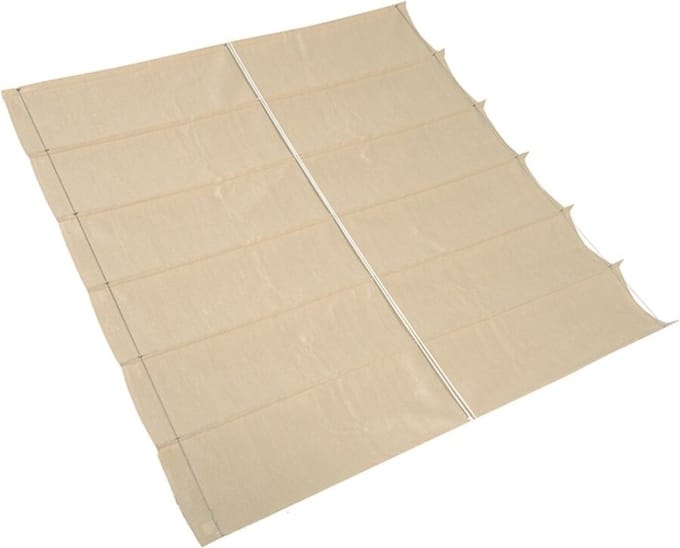 Harmonica shade sail W370xL370