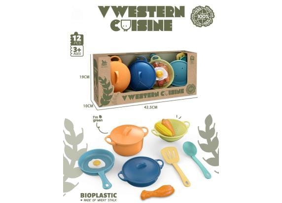 Western Cuisine pannenset met 4 pannen