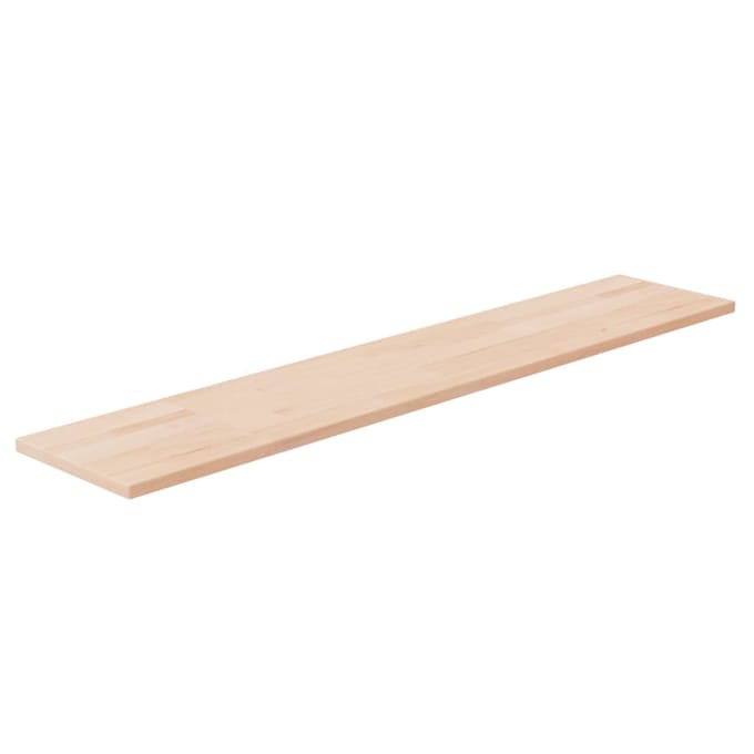 vidaXL - Plank - 100x20x1,5 - cm - onbehandeld - massief - eikenhout