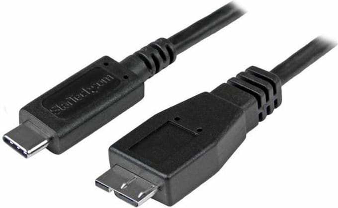 StarTech.com USB 3.1 USB-C Aan USB Micro-B Cable - USB-C cable - 1 m