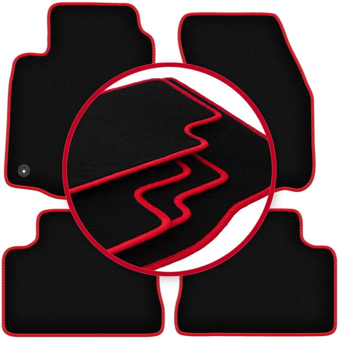 CARLUX-RED automatten voor: Mitsubishi Colt V / CJO hatchback (1996-2003)