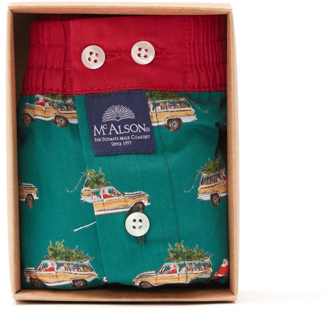 McAlson Boxershort - Santa Car Green M