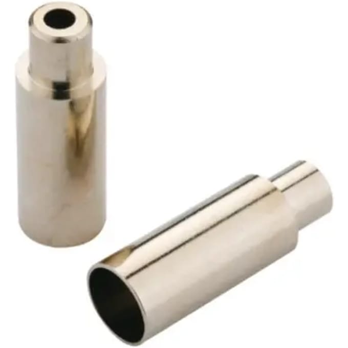Tips Jagwire Workshop 5mm 4mm stops-Chrome-brass 100pcs