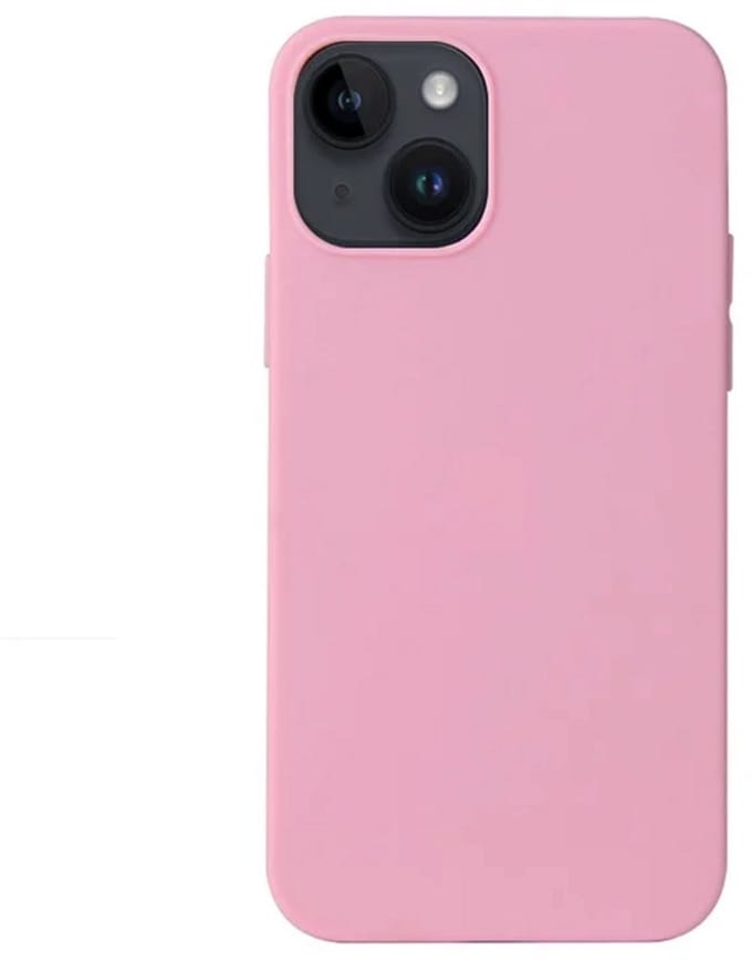 Cityhoesje - iPhone 15 Plus-14 Plus - Soft TPU Backcase - Matte Finish Coating Anti-Scratch – Roze