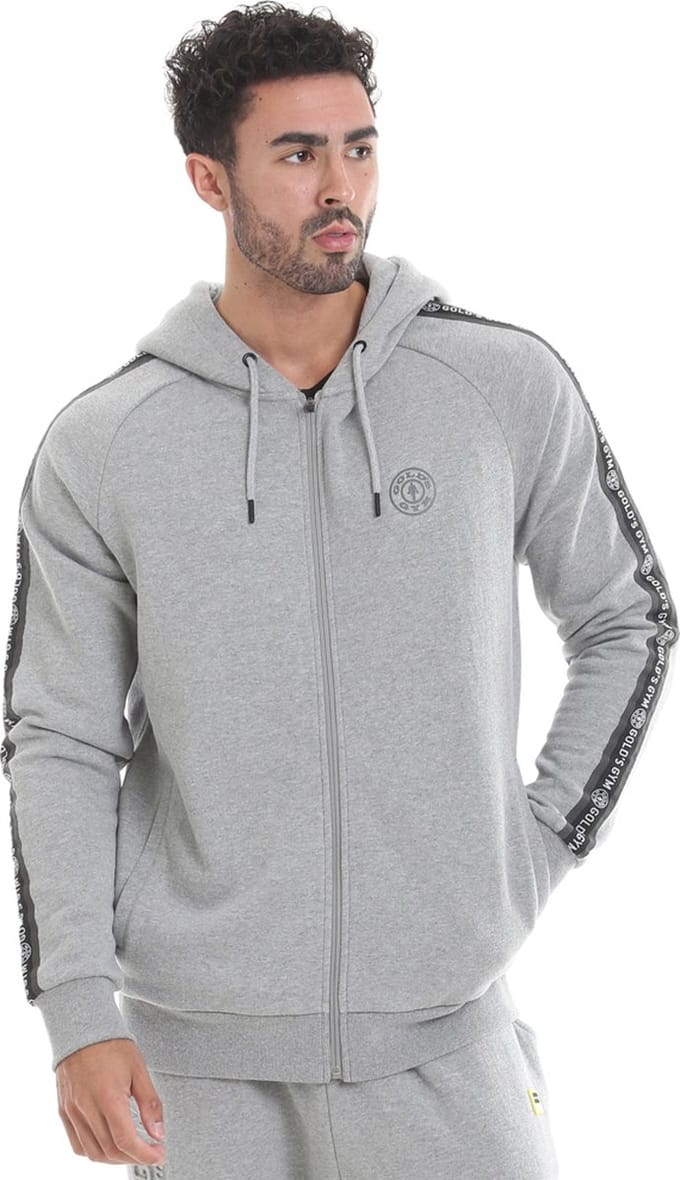 GGSWT084 Hooded Branded Tape Zip - Grijs - M