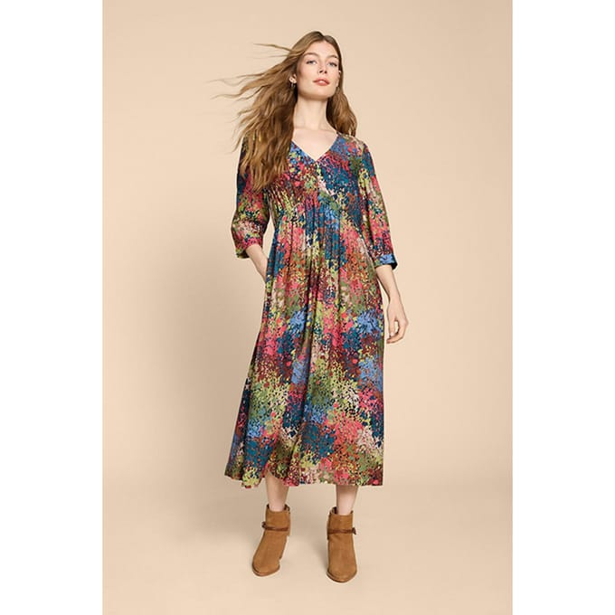 White Stuff Lucy Eco Vero Mini Dress Pink Printed Größe: 6 REGULAR | Maxikleider Outlet | Damen | Rosa