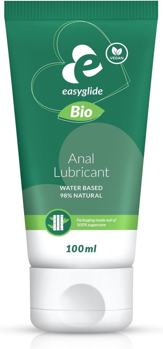 EasyGlide - Bio & Natural Glijmiddel op Waterbasis Anaal - 100 ml