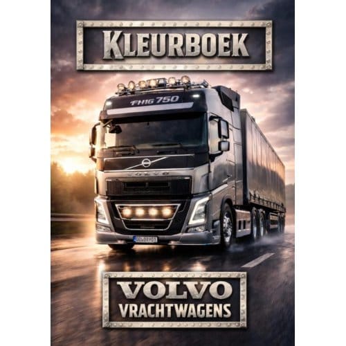 Kleurboek, Volvo Vrachtwagens. - H. Mourits