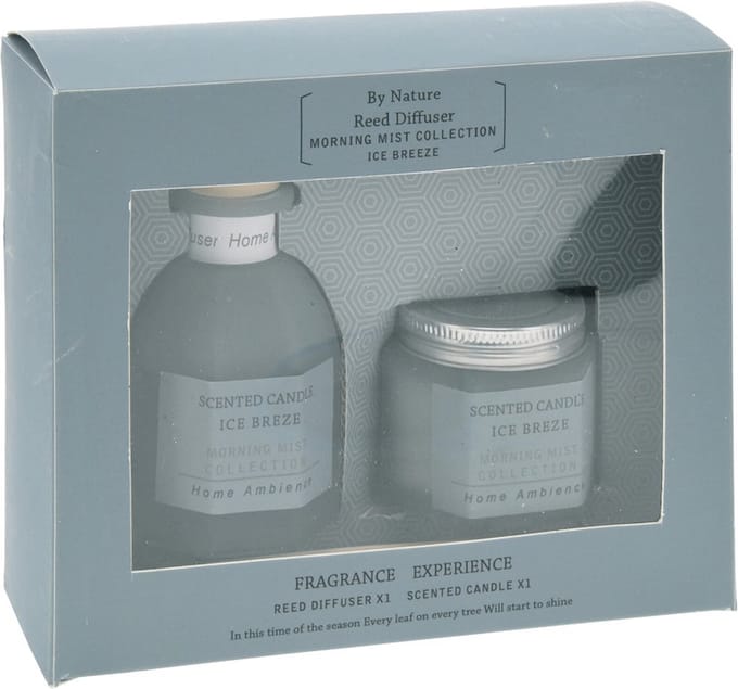 Geurset - geurglas - geurstokjes - geurkaarsen geschenkset - geschenkset