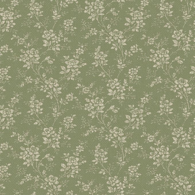 Boråstapeter Vliesbehang 1182 - Woodland - Klassiek Groen - 53cm x 10.05m