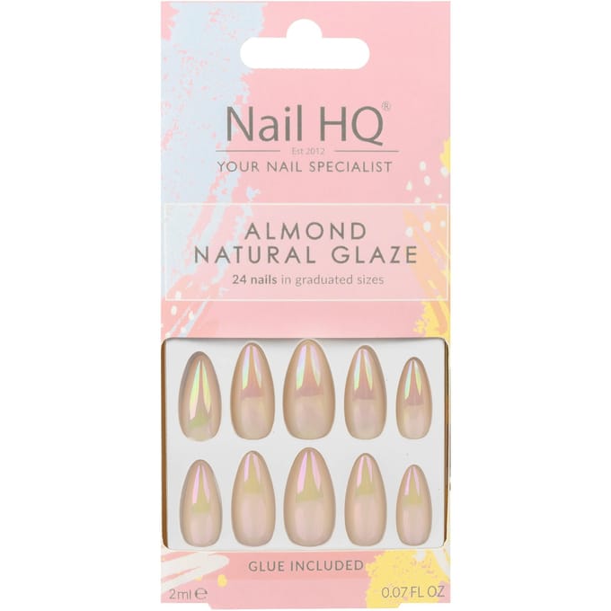 Nail HQ Almond Natural 24 st