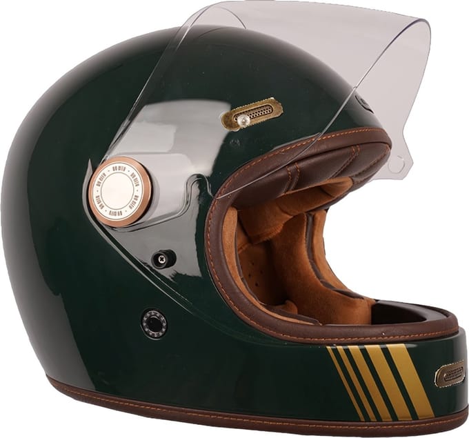 By City Motor Integraalhelm Roadster III Helm Dark Green-M