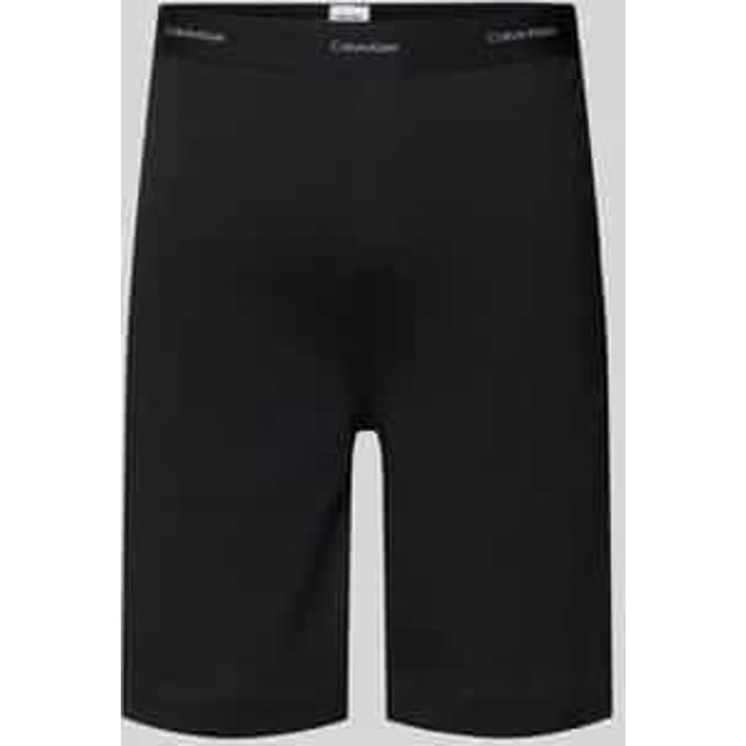 Sweatshorts met labeldetails