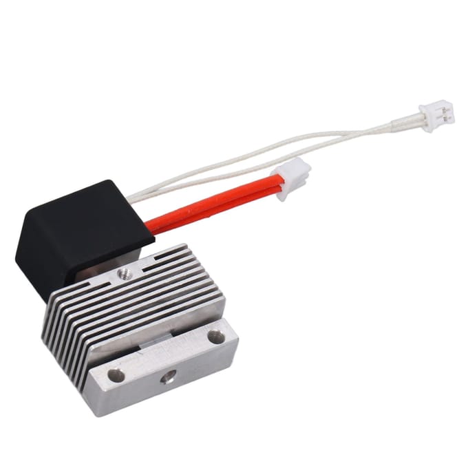 Assemblage Hotend Extrudeur Tout Métal Buse Tige Chauffante Heatbreak Dissipateur Thermique pour Neptune 4 4Pro 3D white