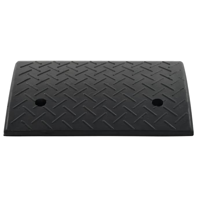 Vidaxl Rampe de Bordure, en Caoutchouc, 50 X 32,5 X 14 Cm