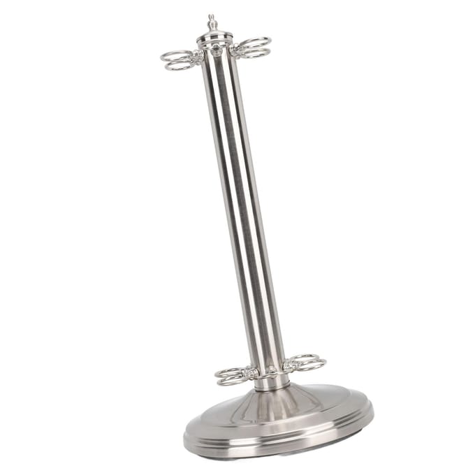 Support Porte Queue de Billard Fer Râtelier Queue de Billard 6 Trous Sur Pied Accessoires Table de Billard gray