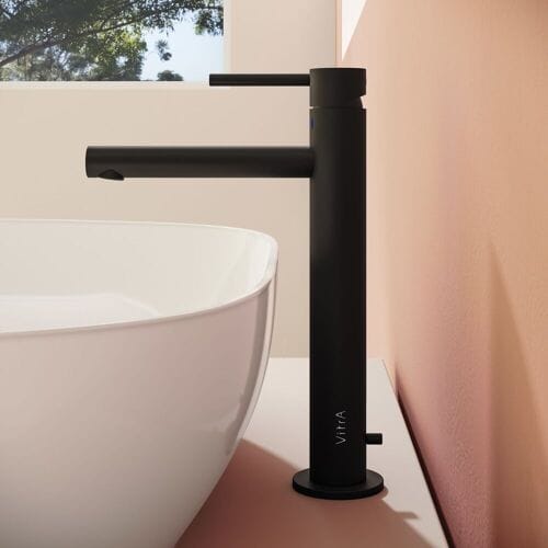 VitrA Origin single lever basin mixer (long) with drain A42569