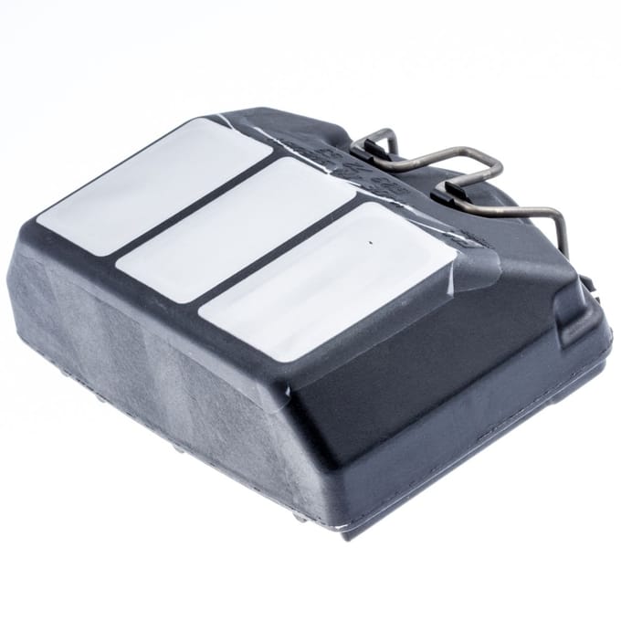 Luchtfilter met klem 80µ zwart