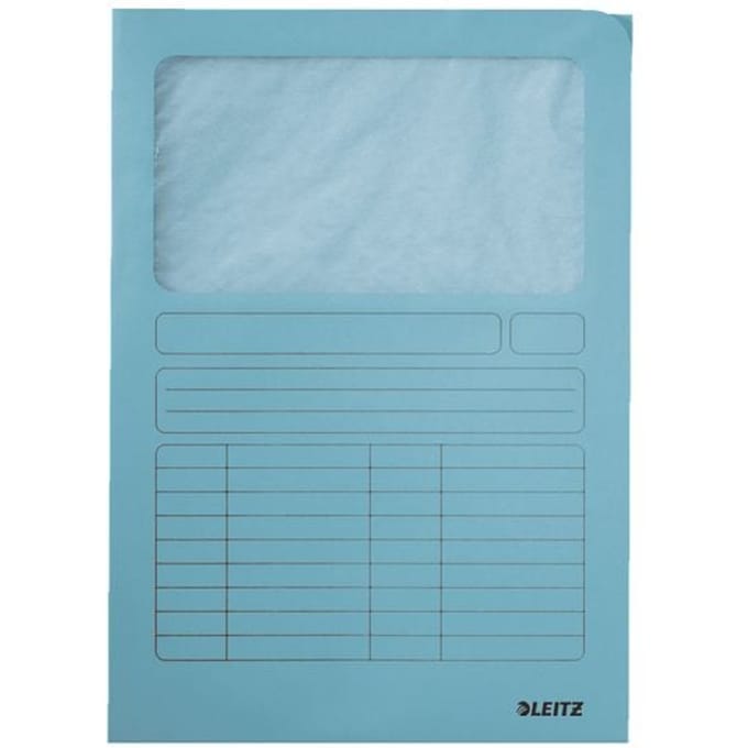 Leitz Window Folders A4 Blauw