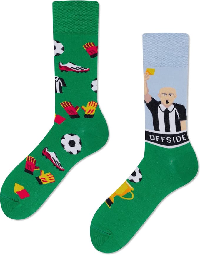 Many Mornings unisex sokken - The Referee - Unisex - Maat: 43 - 46