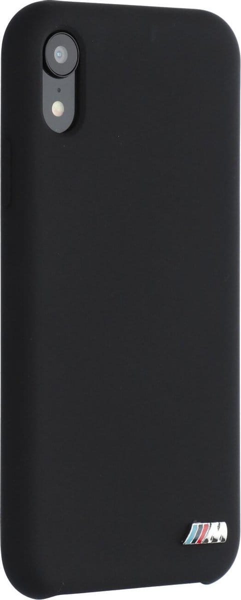 Zwart BMW Backcover hoesje voor iPhone XR - Silicone