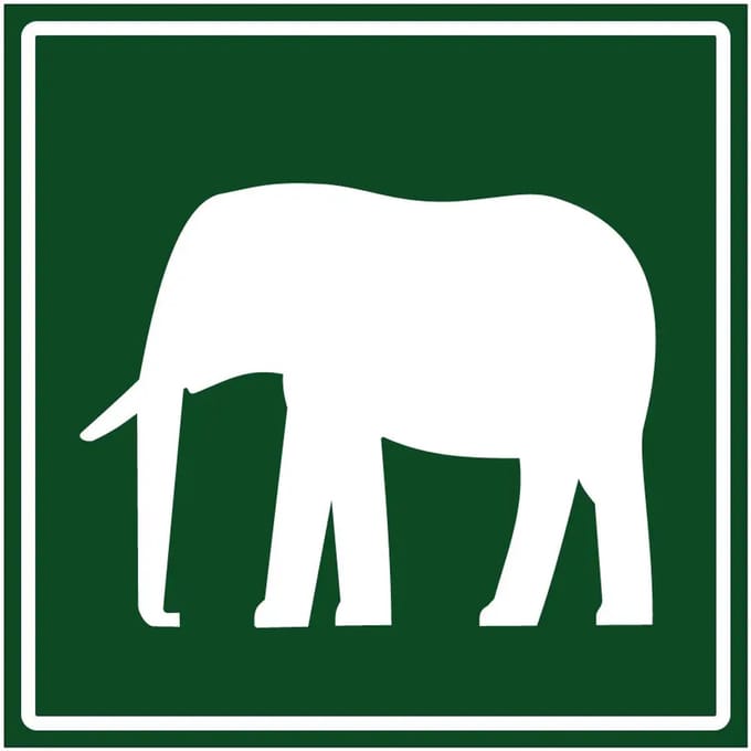 Dierentuin sticker | 30 x 30 cm