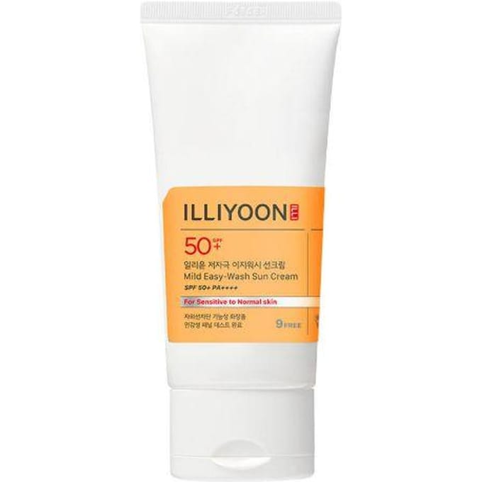 ILLIYOON Easy Wash Milde Gezinszonnebrandcrème SPF50+ PA++++ 80ml beige