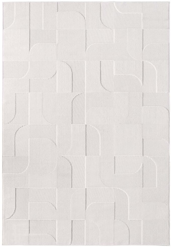 Buitenkleed - Elvora Curve crème 120x170