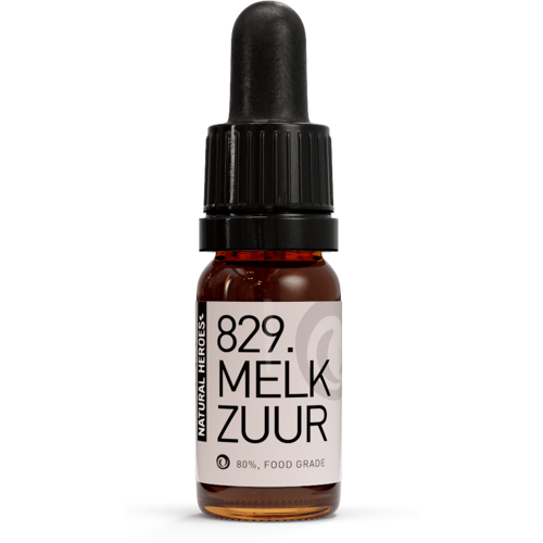 Natural Heroes - Melkzuur / Lactic Acid, 80% (Food Grade) 10 ml