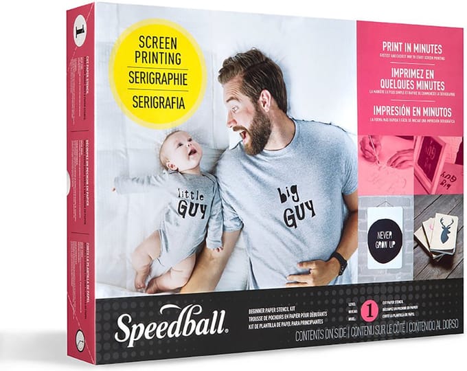 Speedball Starterkit - Zeefdrukken op textiel - Inclusief verf en instructiegids