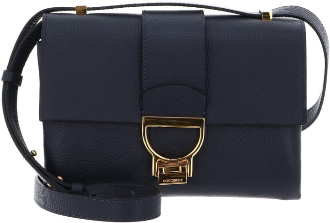 COCCINELLE Leren schoudertas Arlettis Handbag Midnight Blue donkerblauw