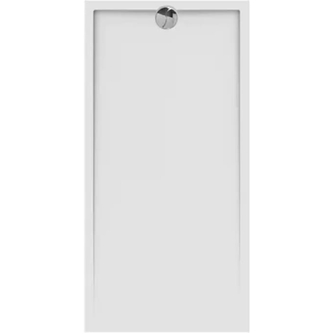 Allibert - Douchebak - Slim 180 X 90 Cm - Polybeton - Wit