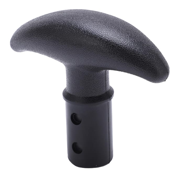Kano Kajak Surfplank Bijboot Opblaasbare Boot Peddel T-vormig Handvat Eindstukken Accessoires zwart