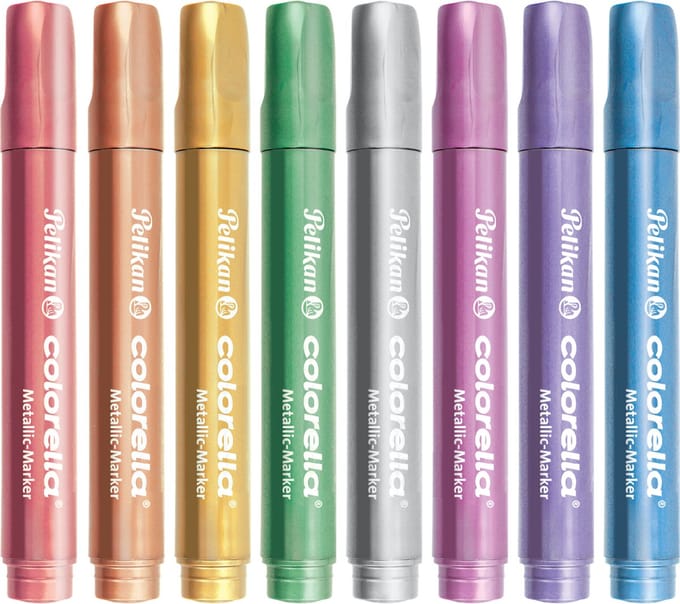Pelikan viltstiften - Colorella Metallic - 8 stuks