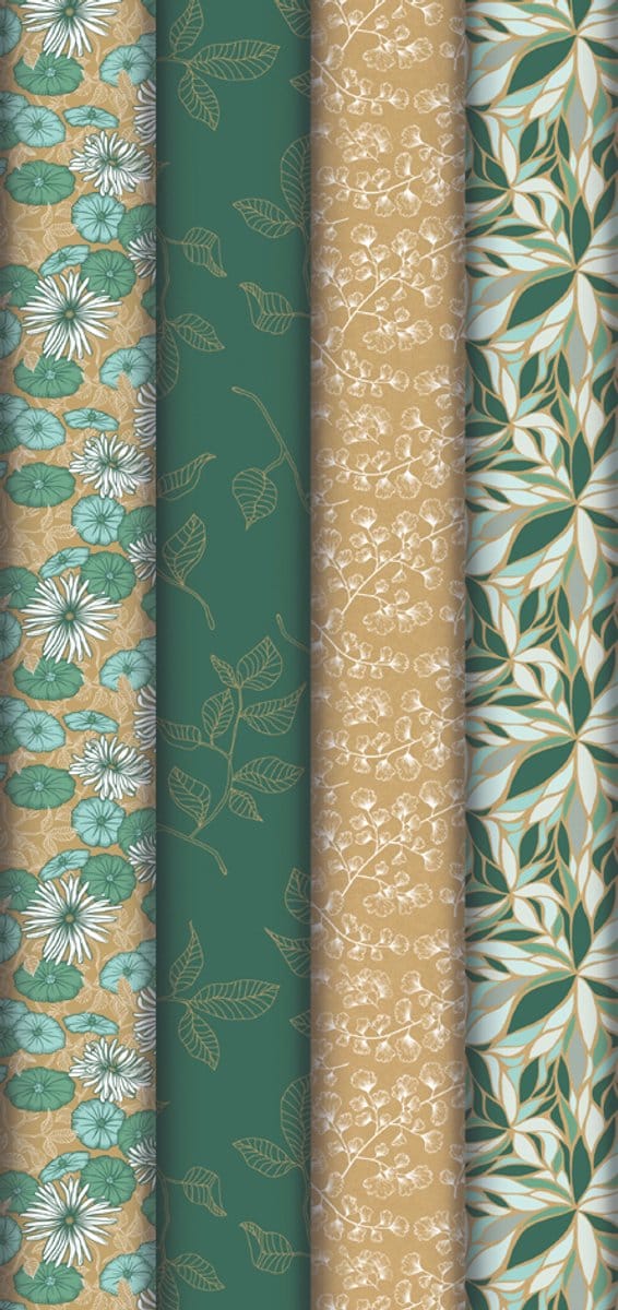 Clairefontaine Cadeaupapier 'My Garden', in display