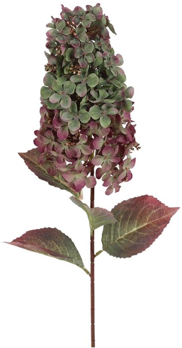 Kunstbloem paniculata hydrangea groen