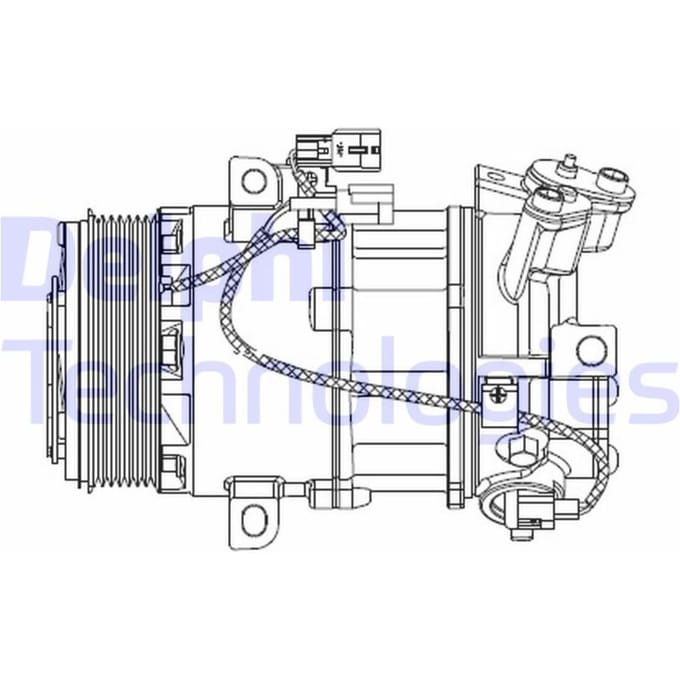 Compressor airconditioning DELPHI KLIMA CS20550