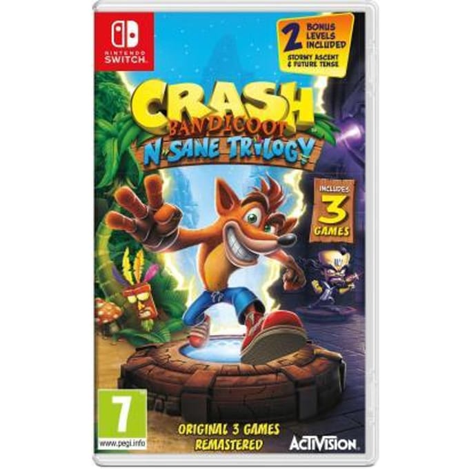 Nintendo Switch Switch Crash Bandicoot - Sane Trilogy Games