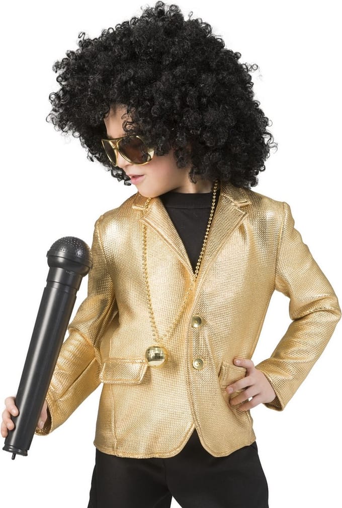 Disco Fever jas goud Jeff kinderen