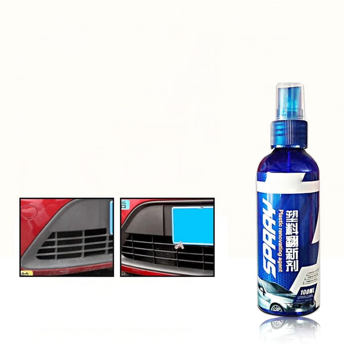 Liquide de Restauration de Tableau de Bord de Voiture Agent de Rénovation Plastique Spray pour Panneau de Porte Volant blue
