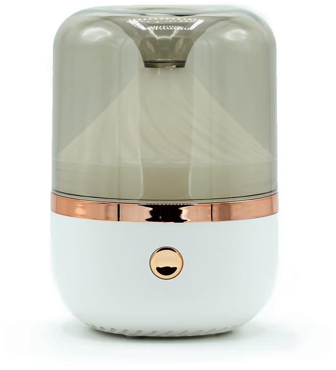 Urban Aromadiffuser Wit & Brons – 120ml - Met Kleurverlichting - USB - Olie Vernevelaar