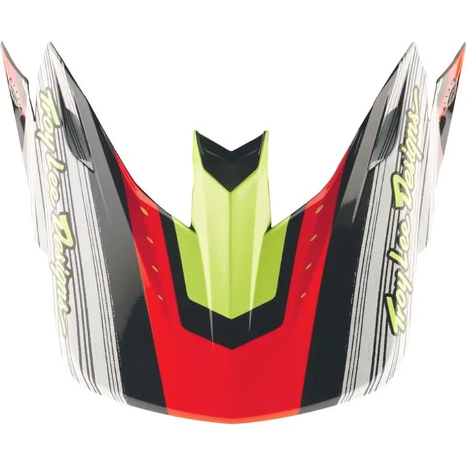 Crossmotorhelm vizier met strepen Troy Lee Designs SE5 Composite