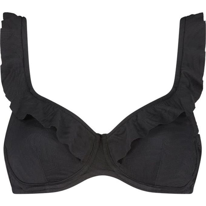 Beachlife Black Swirl Dames Bikinitopje - Maat 80E