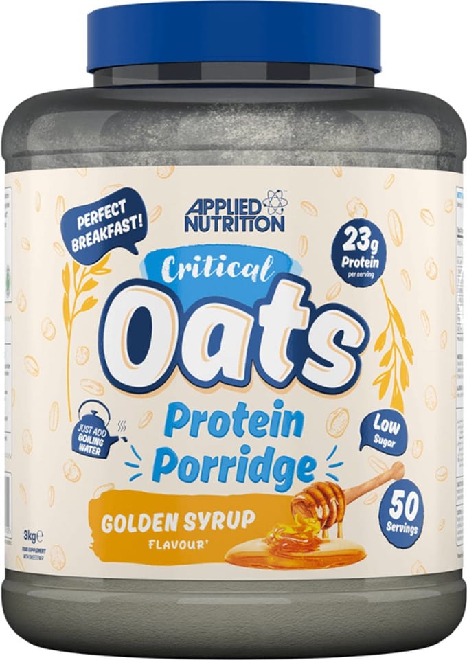 Applied Nutrition Critical Oats (3000g) Golden Syrup - Functionele voeding - Eiwitrijke voedingsmiddelen