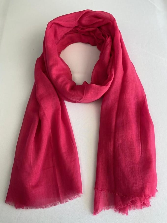 Basic sjaal effen in 13 kleuren van 100% viscose